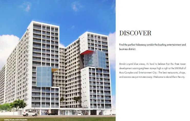 Shore 2 1Br Suite With Balcony Within Mall Of Asia Complex Pasay